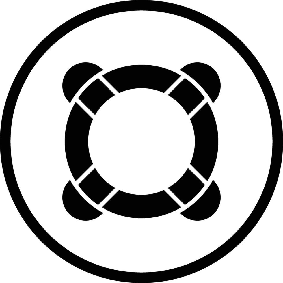 Lifeguard Icon Design Illustration vector