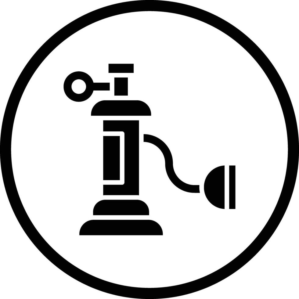 Oxygen Tank Icon Design Illustration vector