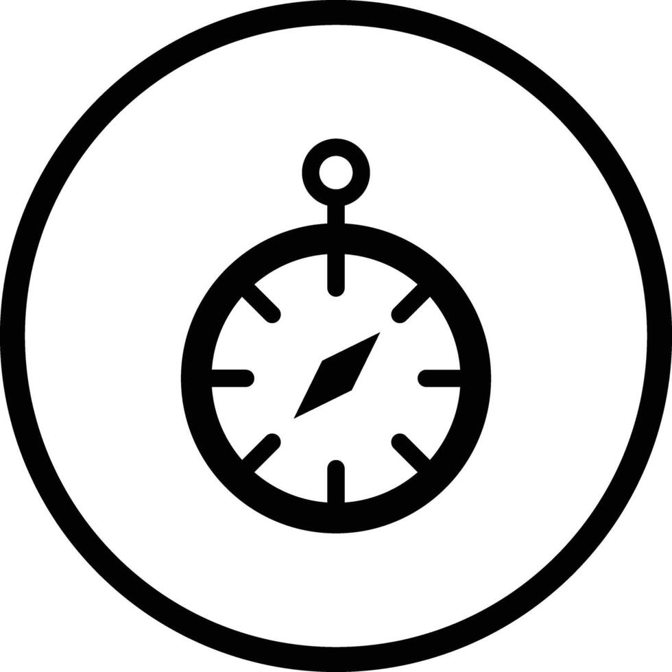 Chronometer Icon Design Illustration vector