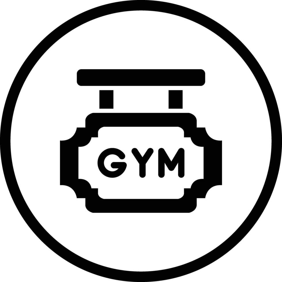 Gym Board Icon Design Illustration vector