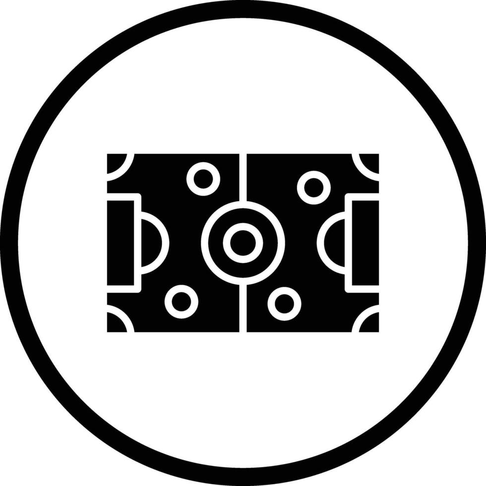 Soccer Field Icon Design Illustration vector