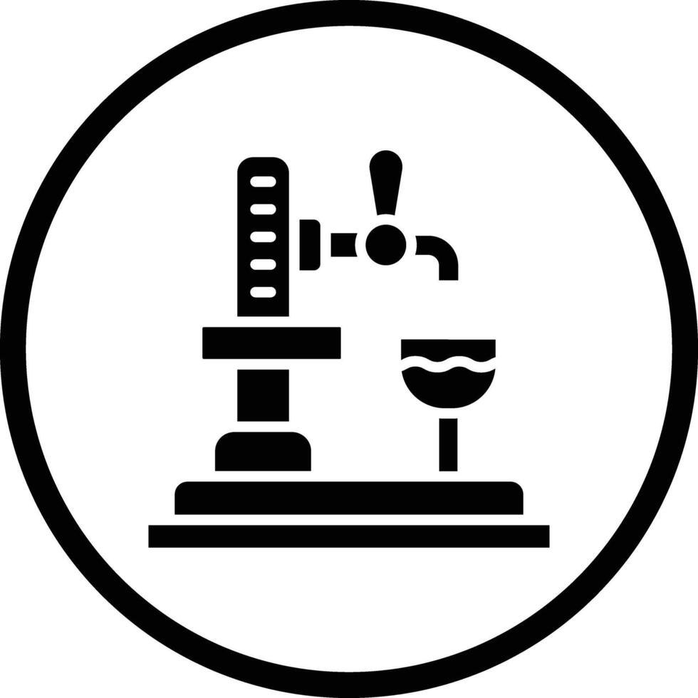 Beer Tap Icon Design Illustration vector