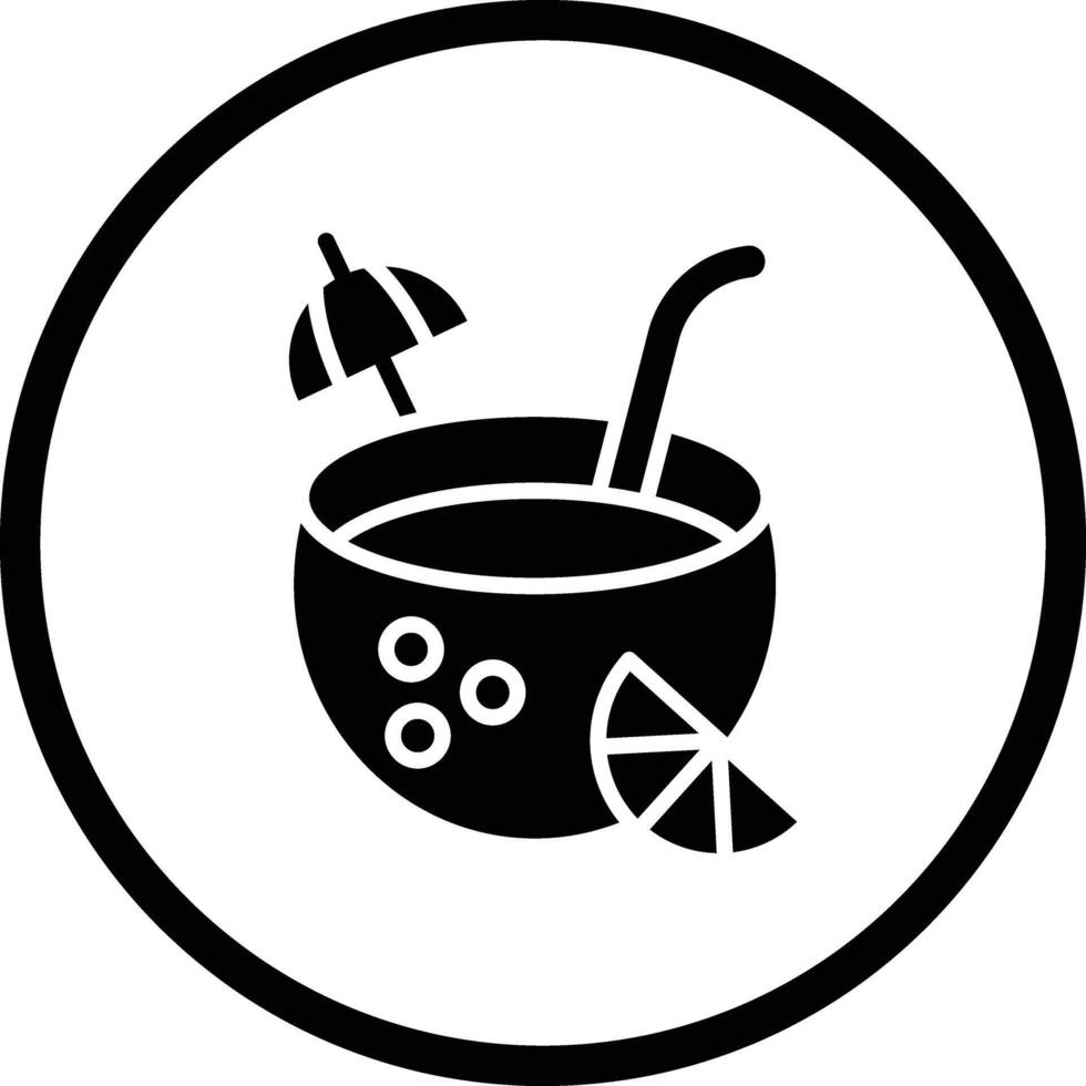 Coconut Water Icon Design Illustration vector
