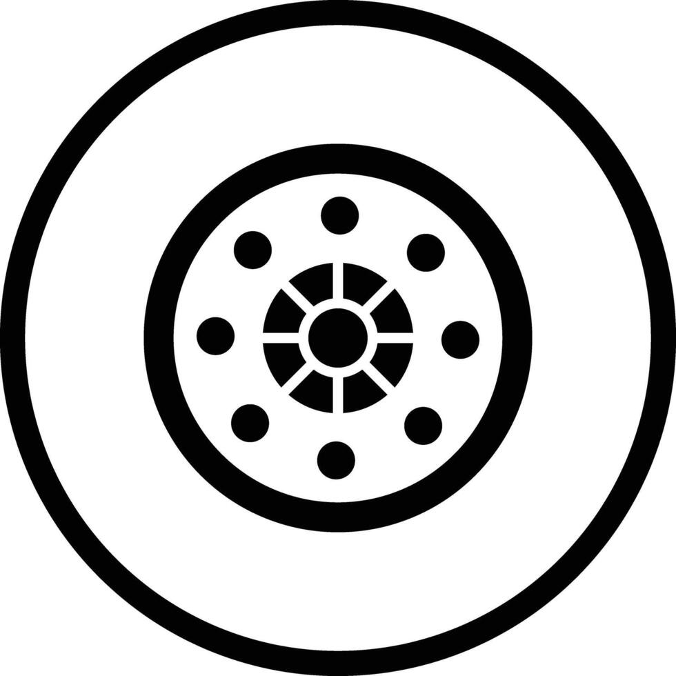 Flange Icon Design Illustration vector