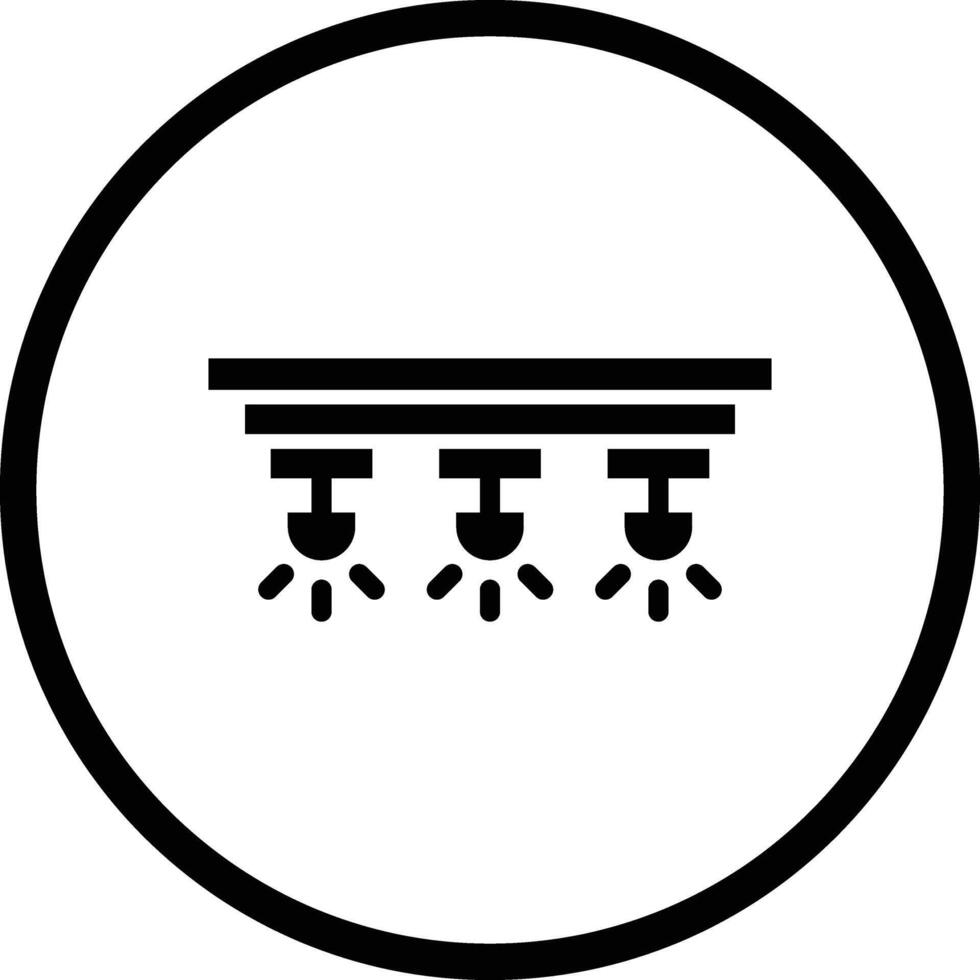 Spotlights Icon Design Illustration vector