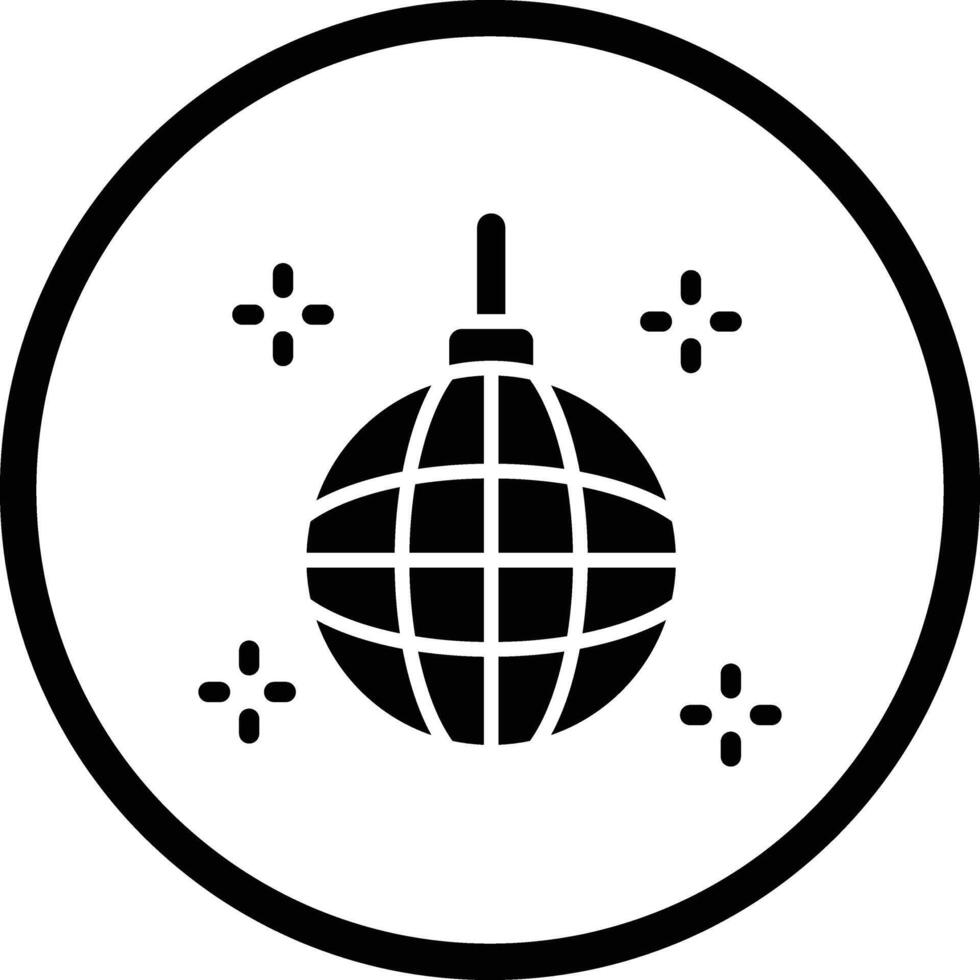 Disco Ball Icon Design Illustration vector