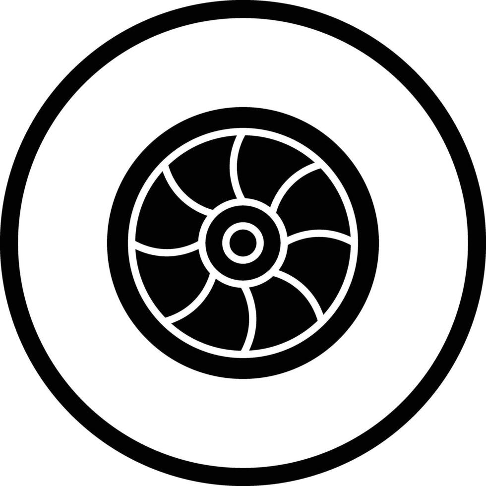 Lens Icon Design Illustration vector