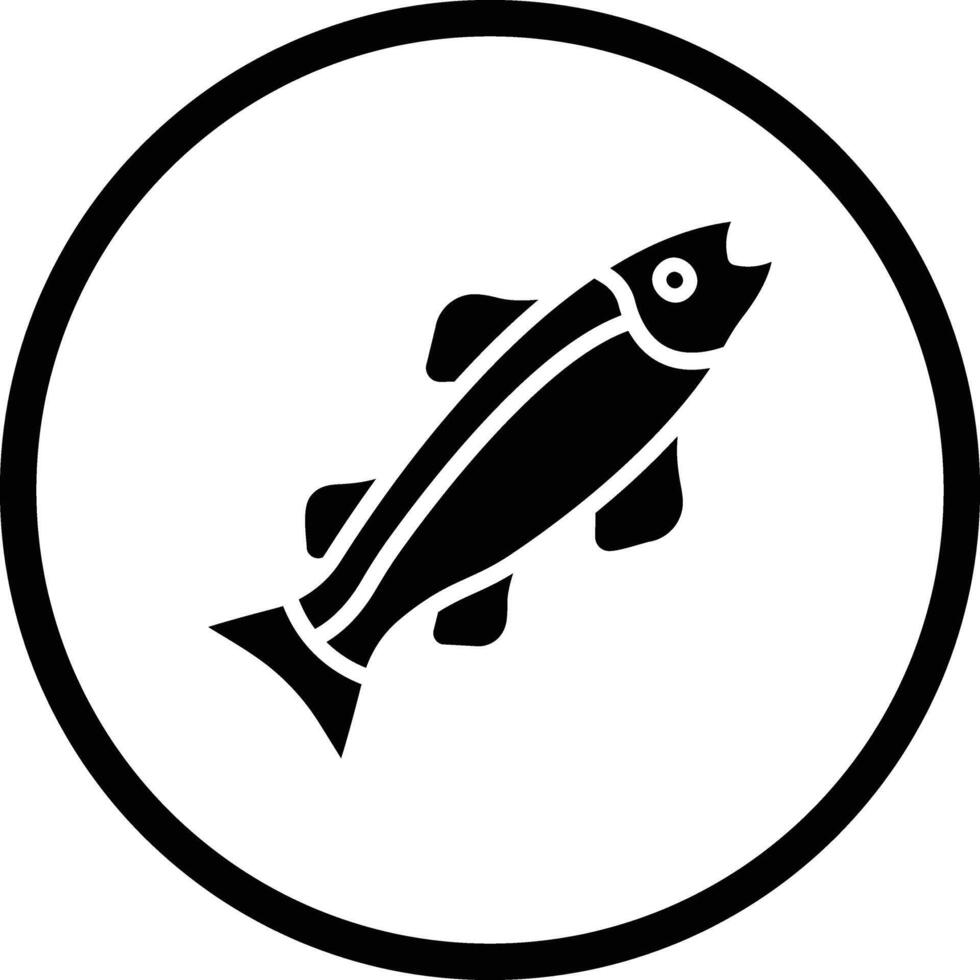 Salmon Icon Design Illustration vector