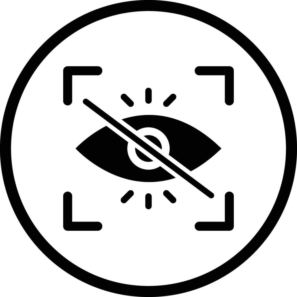 Red eye Icon Design Illustration vector