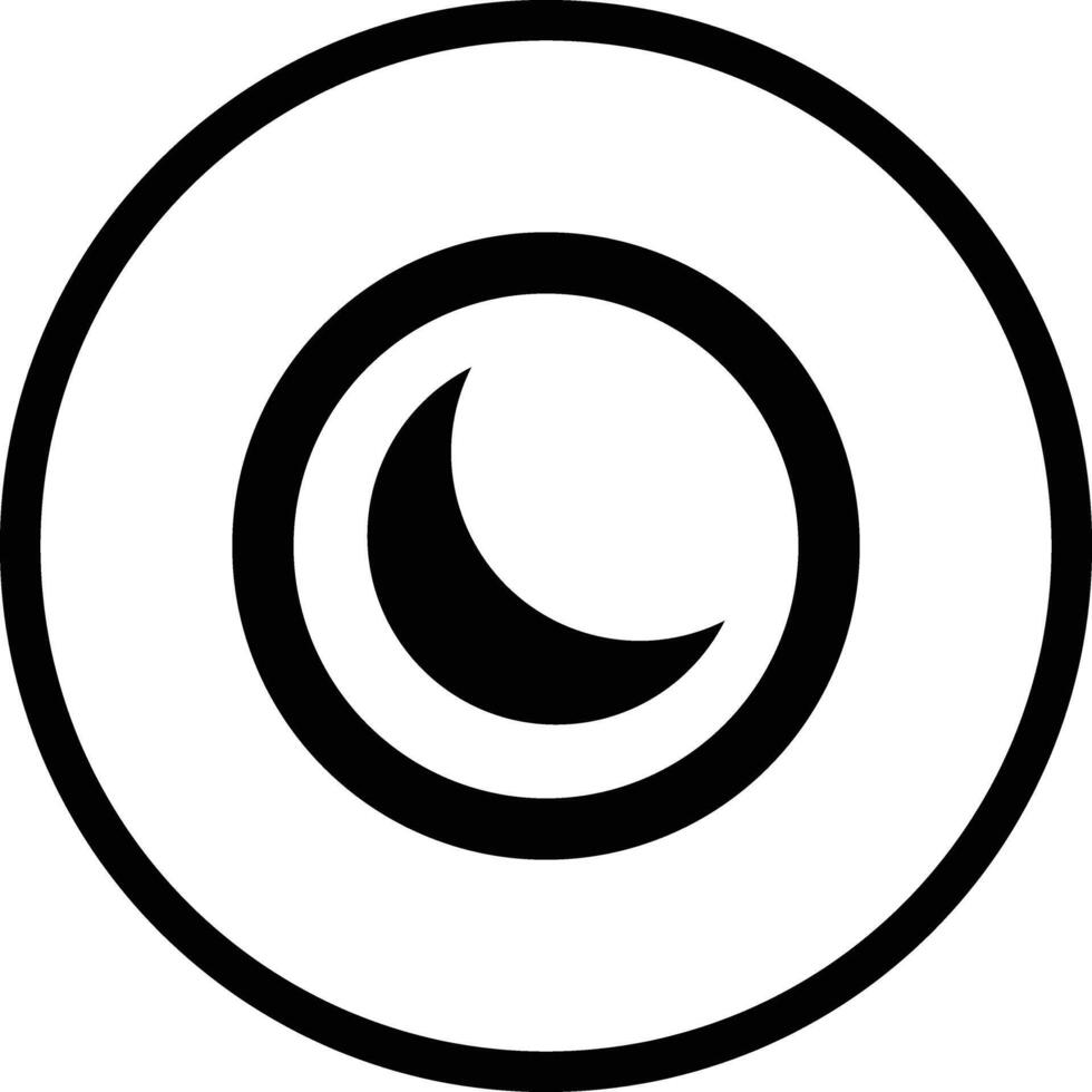 Night mode Icon Design Illustration vector