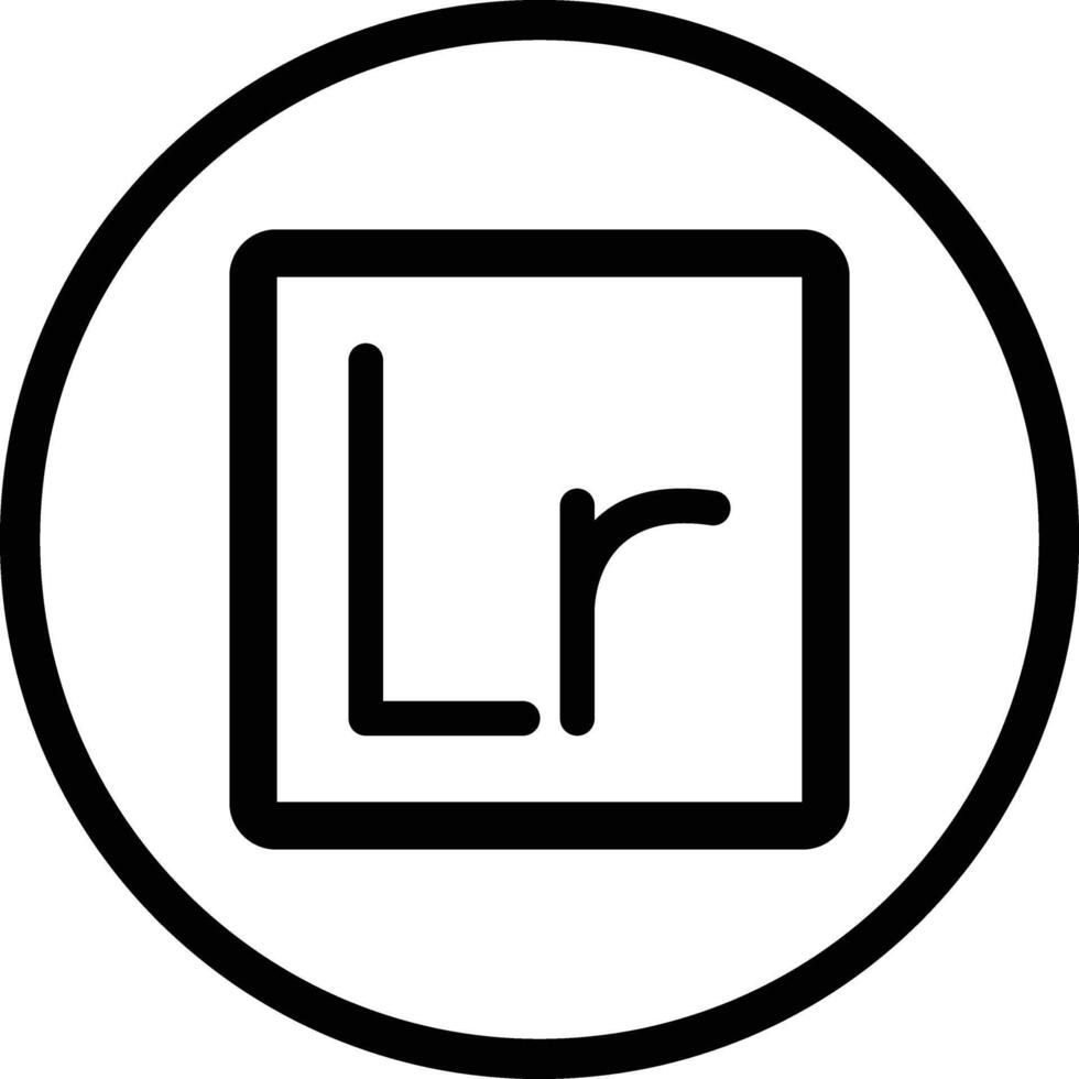 Lightroom Icon Design Illustration vector