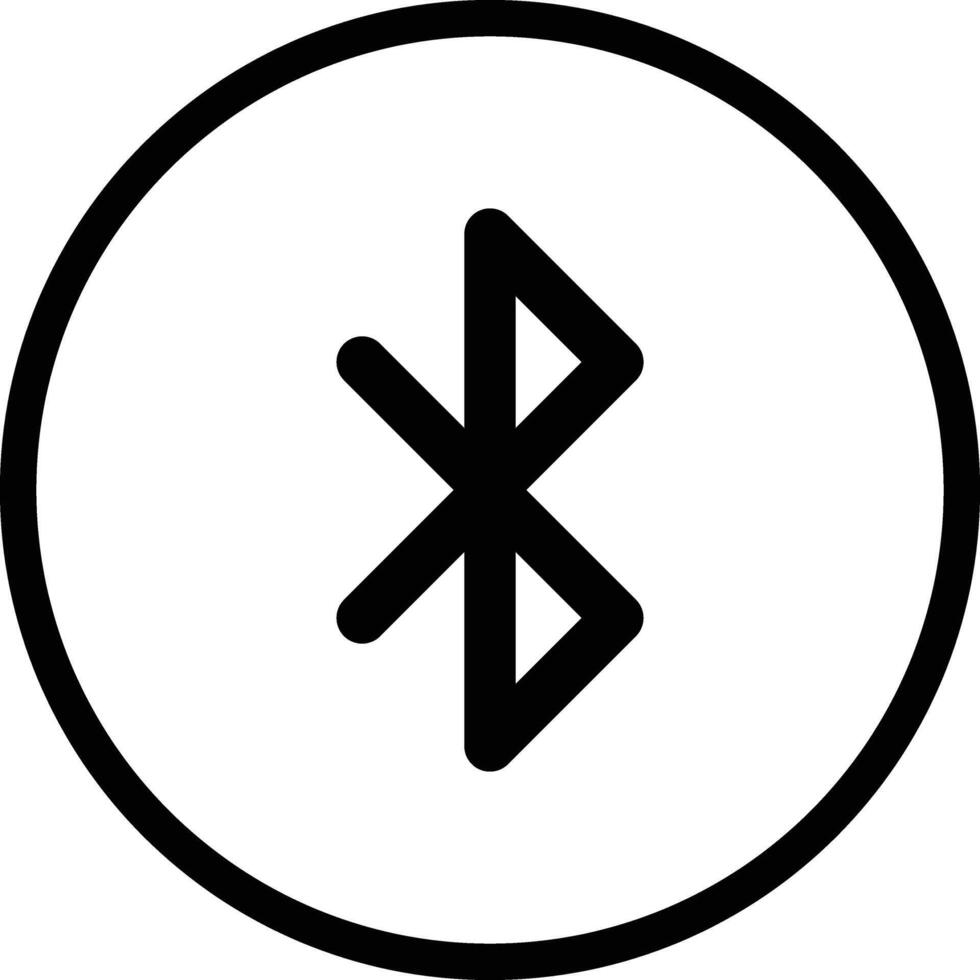 Bluetooth Icon Design Illustration vector
