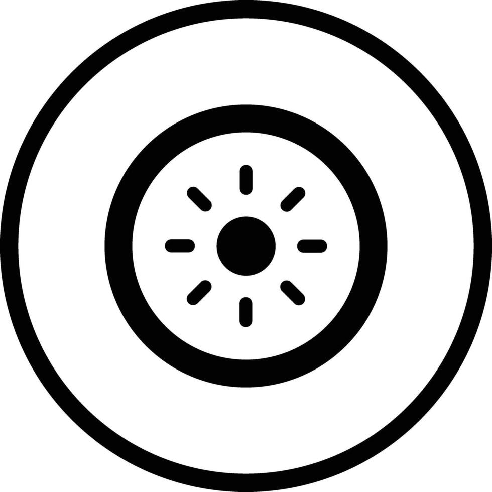 Brightness Icon Design Illustration vector