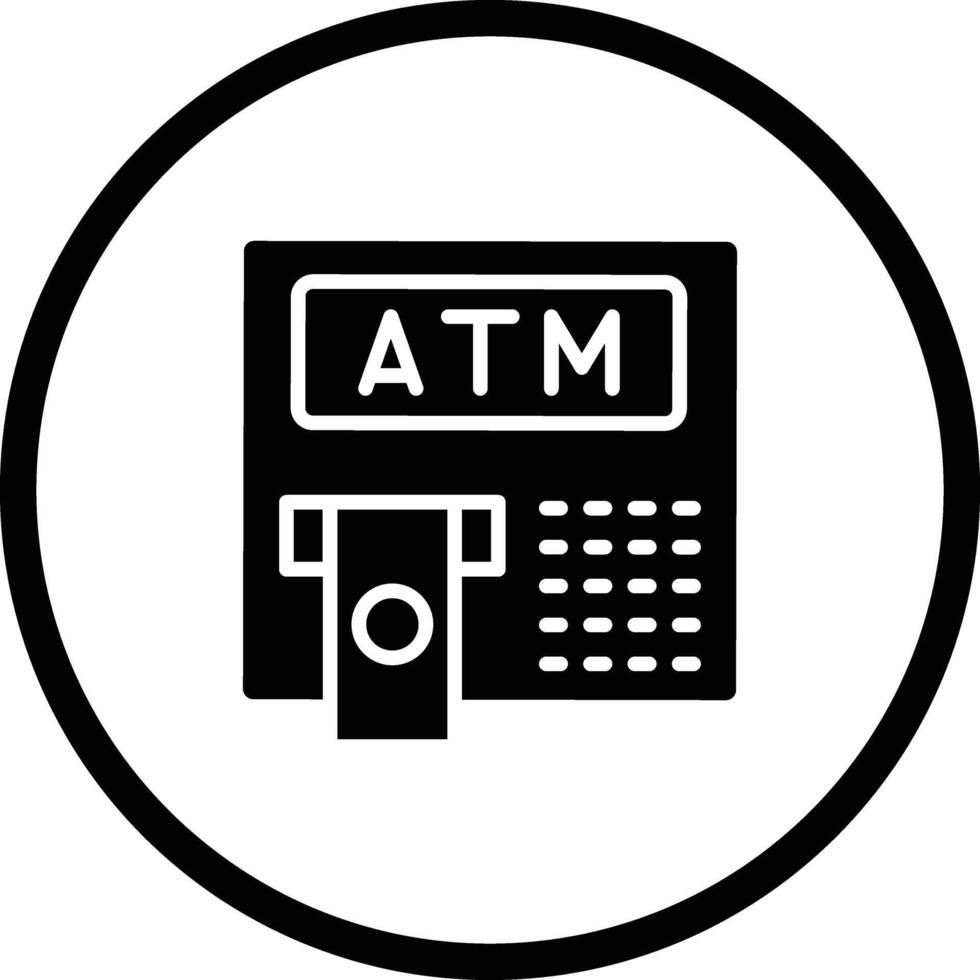 Atm Icon Design Illustration vector