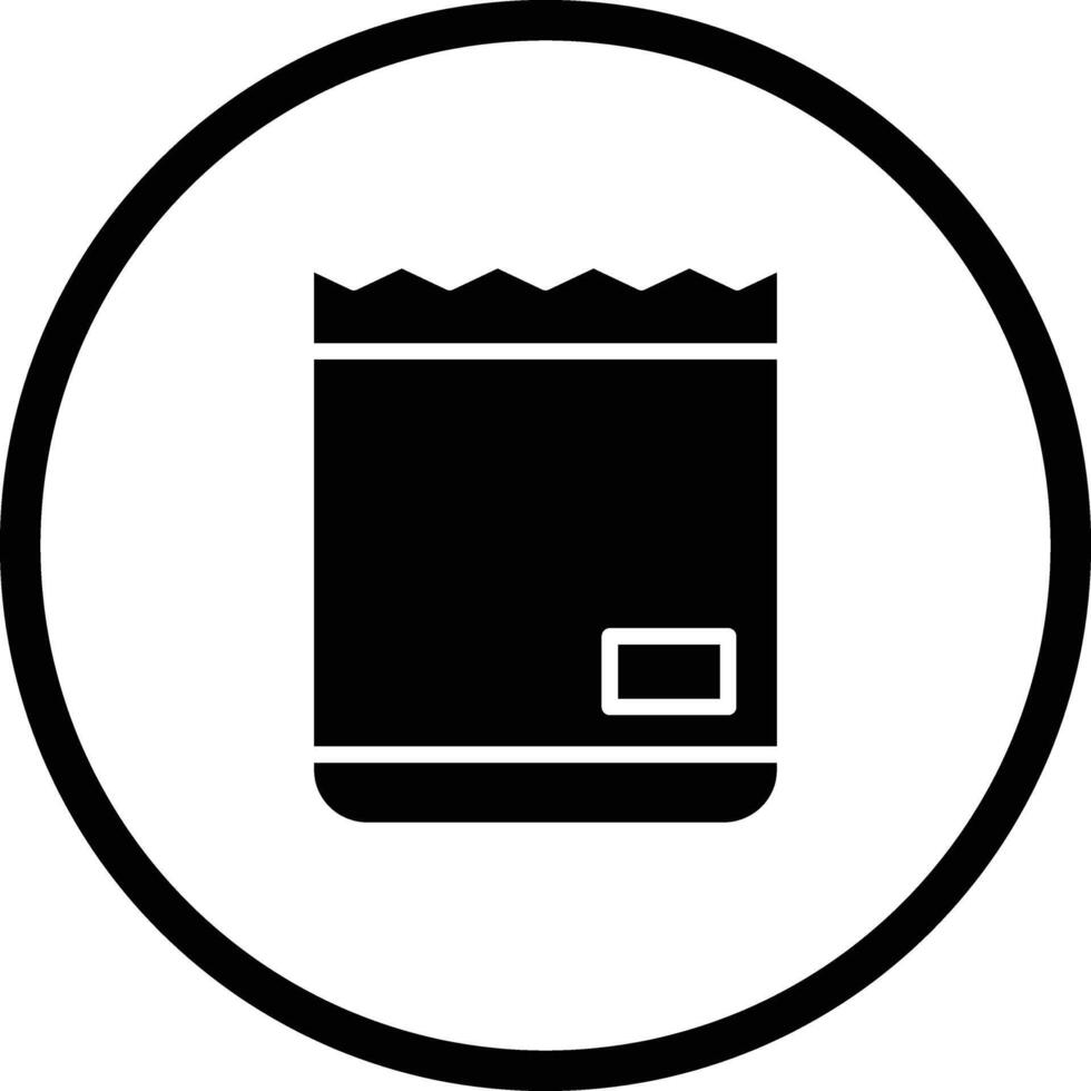 Paper Bag Icon Design Illustration vector