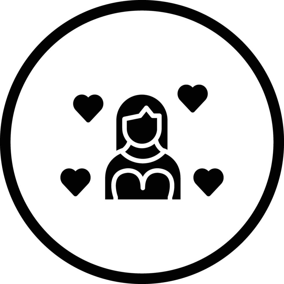 Girl Icon Design Illustration vector