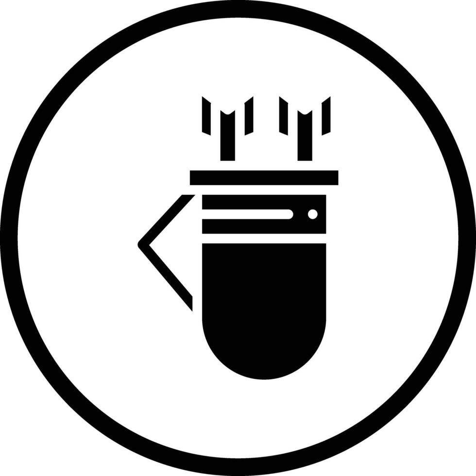 Quiver Icon Design Illustration vector