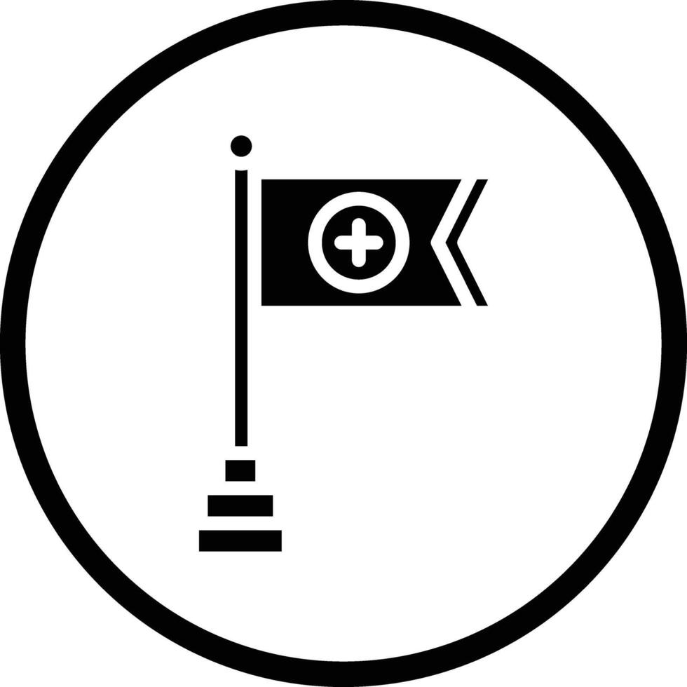 Medieval flag Icon Design Illustration vector