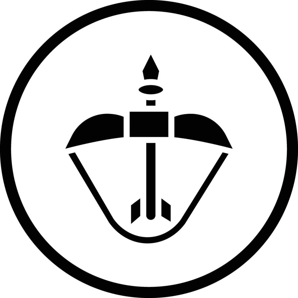Crossbow Icon Design Illustration vector