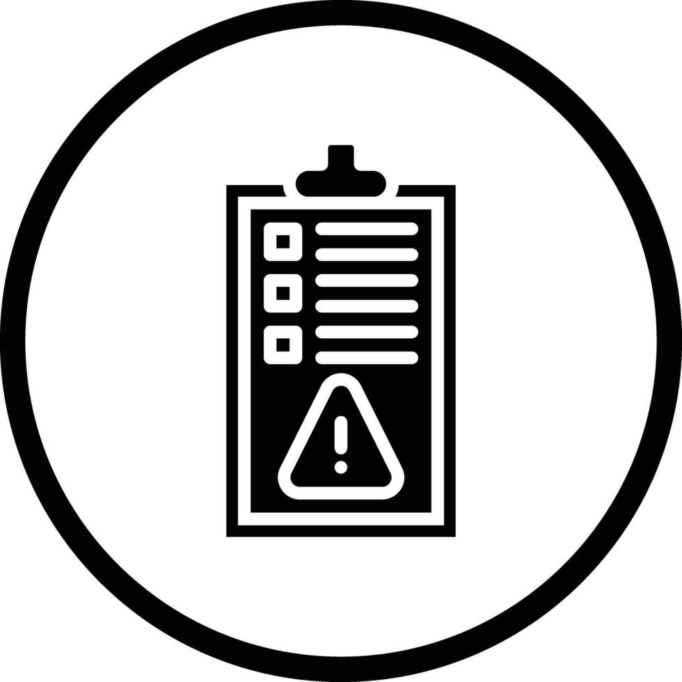 Rules Alert Icon Design Illustration vector