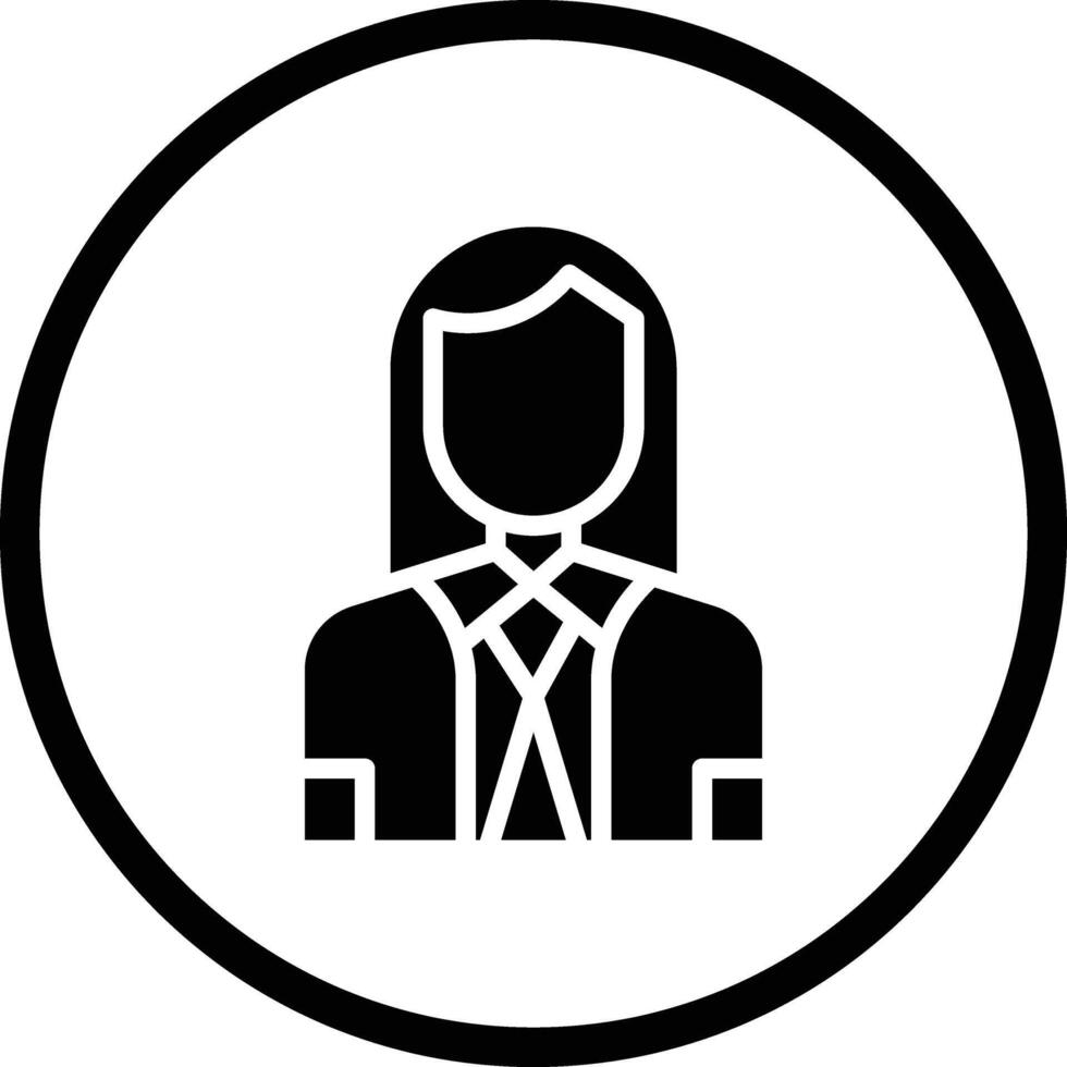 Company Secertary Icon Design Illustration vector