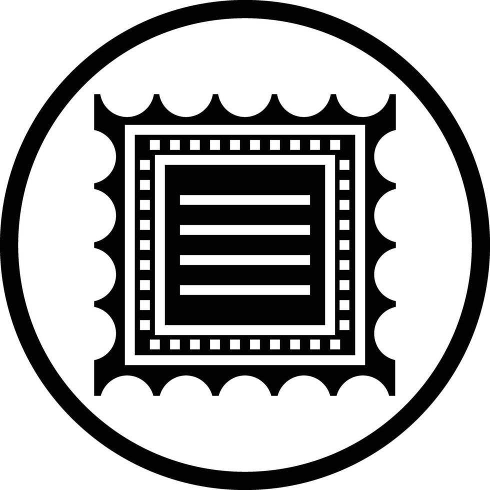 Stamp Icon Design Illustration vector