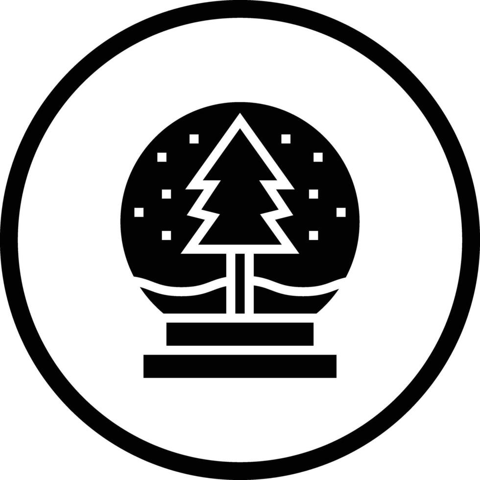 Snow globe Icon Design Illustration vector