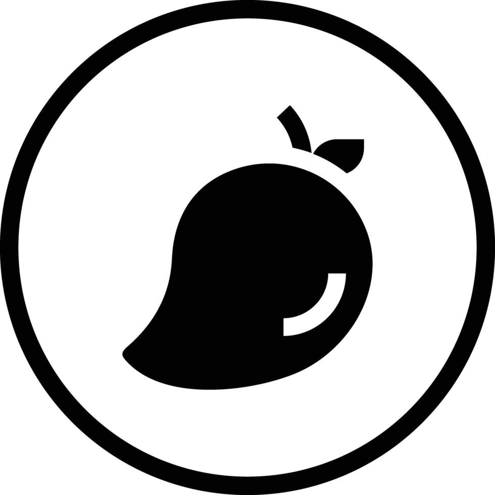 Mango Icon Design Illustration vector