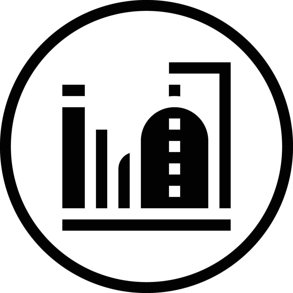 Oil Factory Icon Design Illustration vector