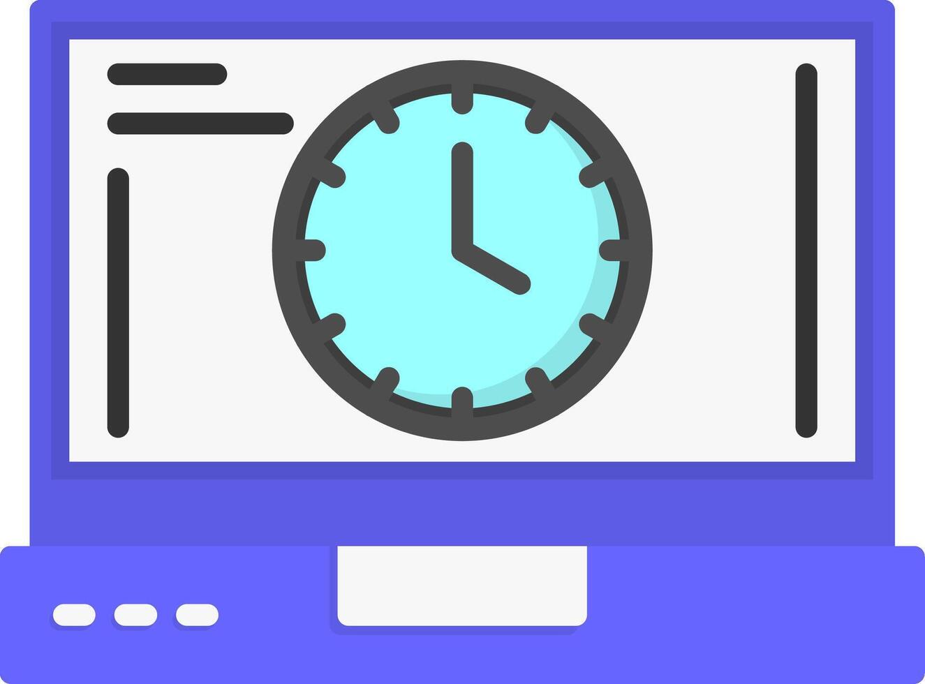Clock Icon Design vector
