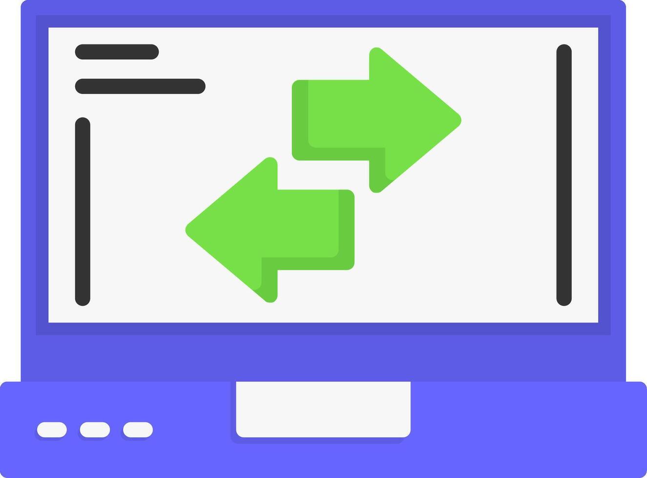 Refresh Icon Design vector