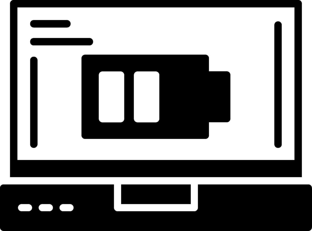 Battery Icon Design vector