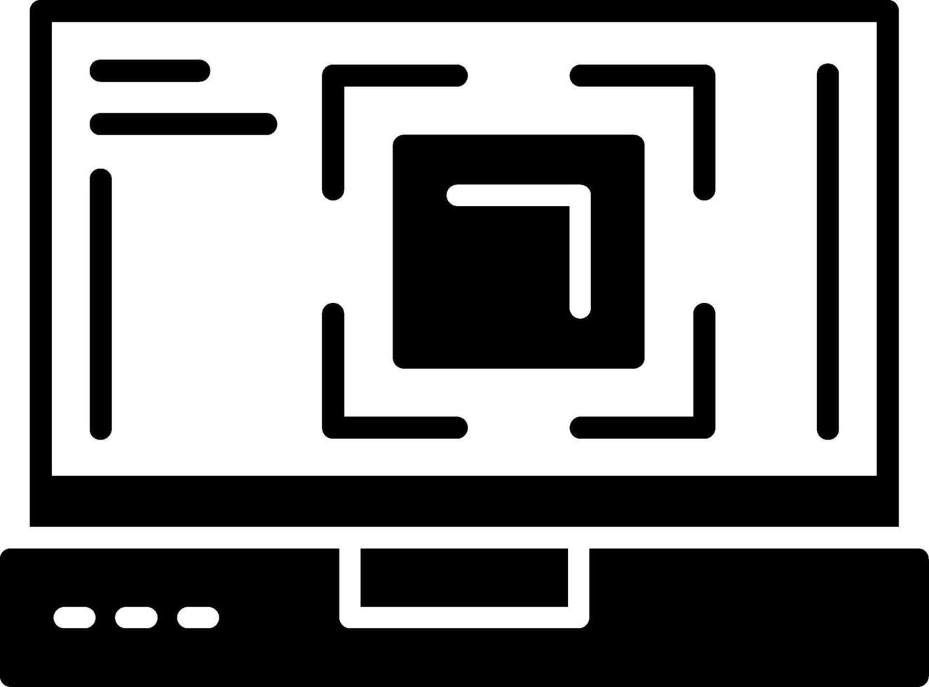 Full screen Icon Design vector