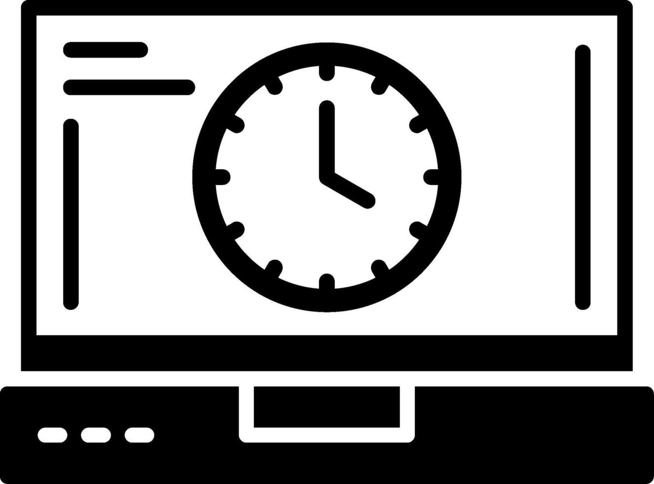 Clock Icon Design vector