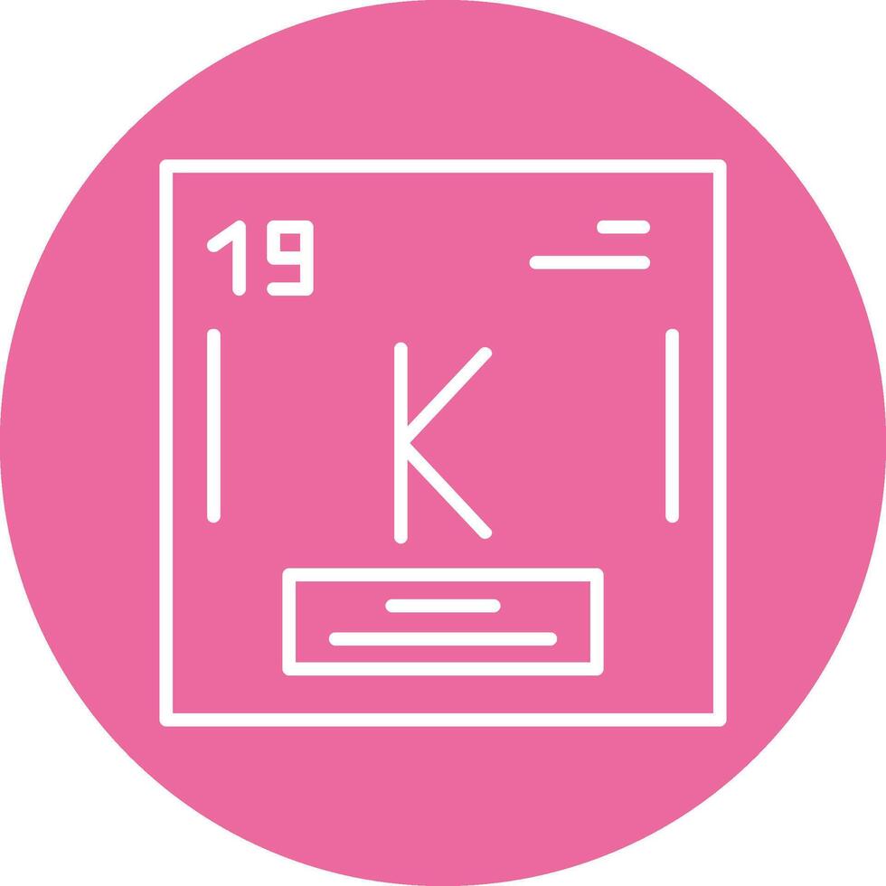 Potassium Icon Design vector