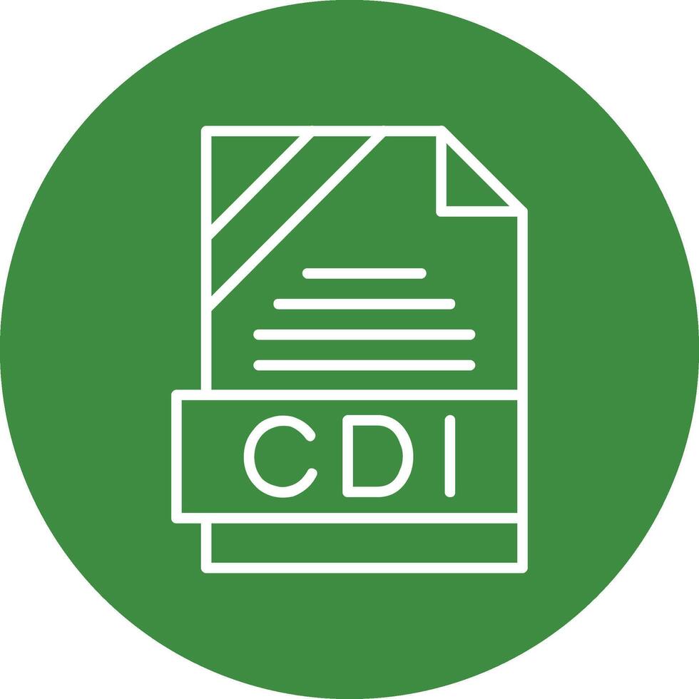 CDI Icon Design vector