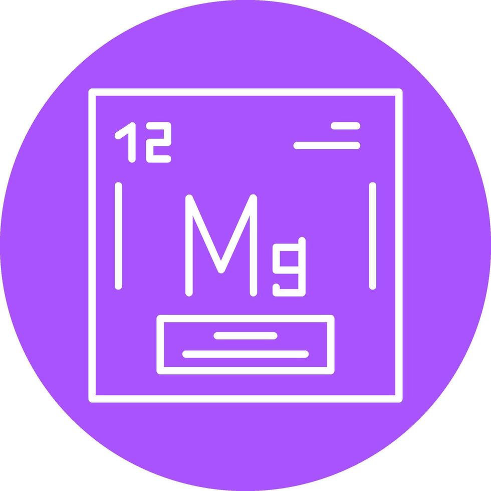 Magnesium Icon Design vector
