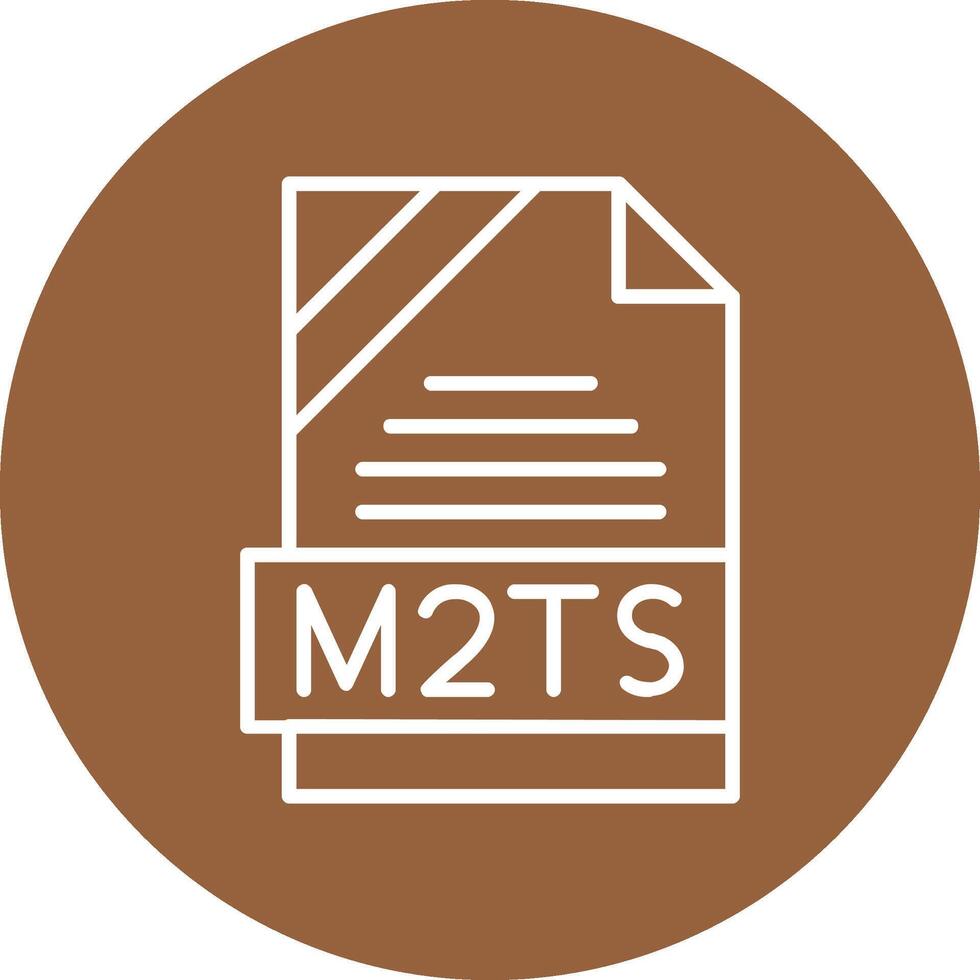 M2TS Icon Design vector