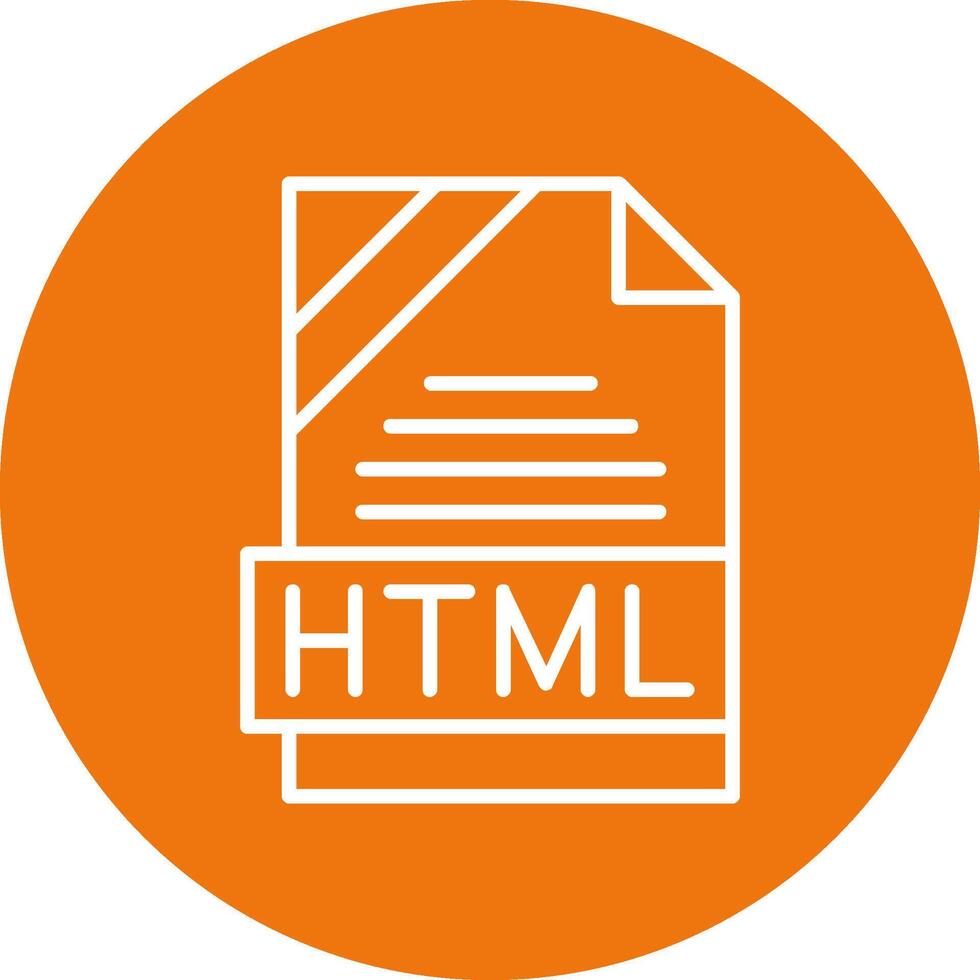 HTML Icon Design vector