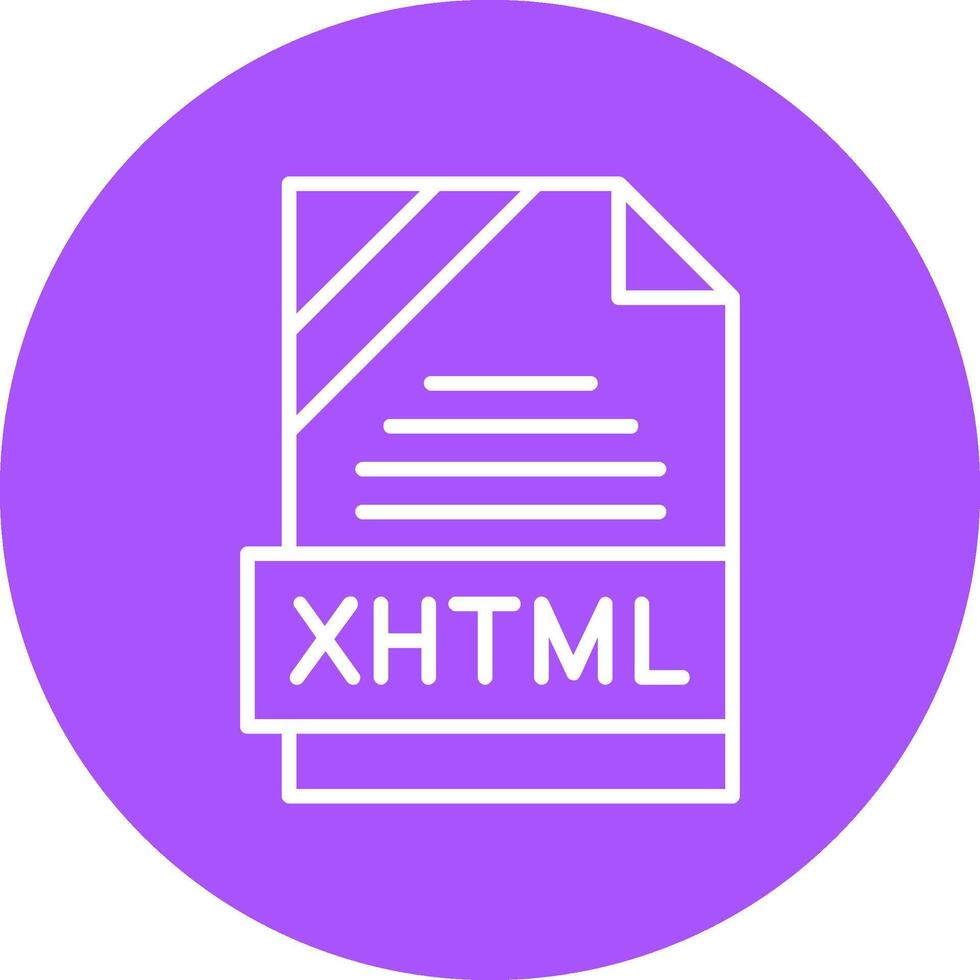 XHTML Icon Design vector