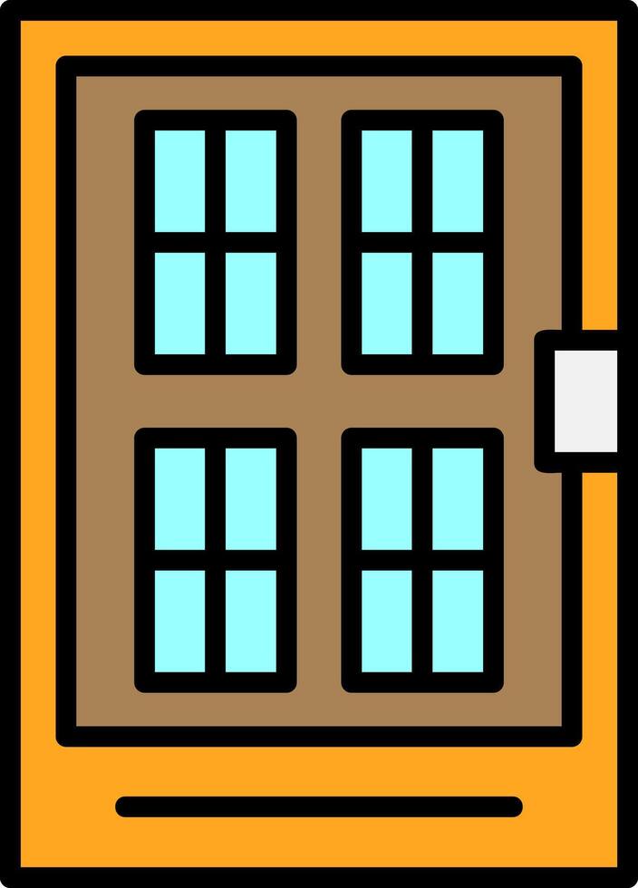 Front door Icon Design vector
