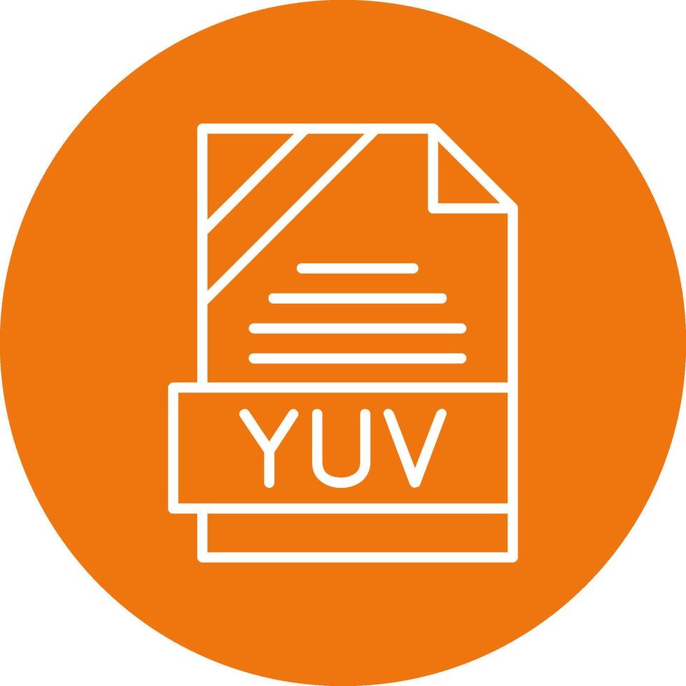 YUV Icon Design vector