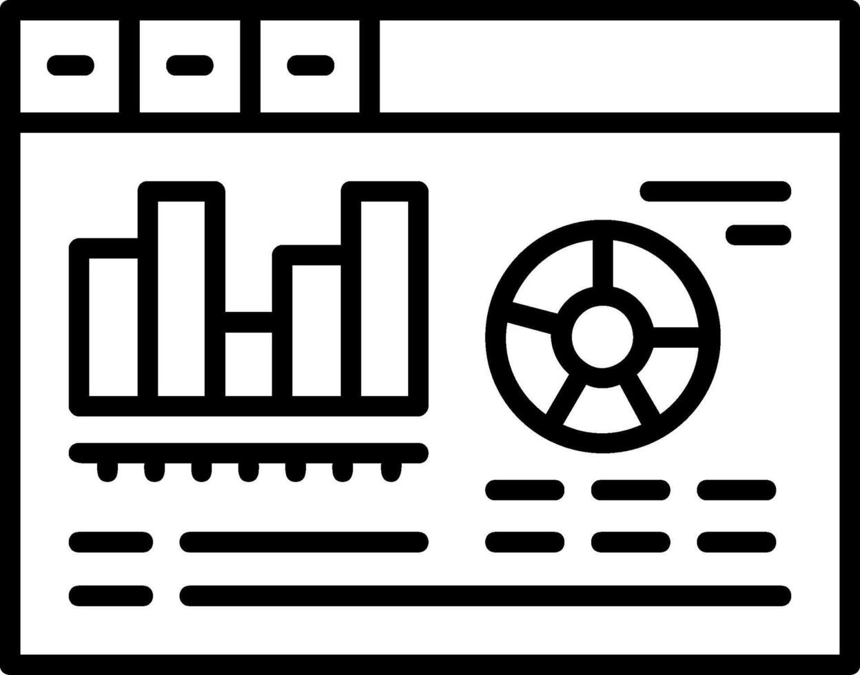 Mobile app analytics Icon Design Symbol vector