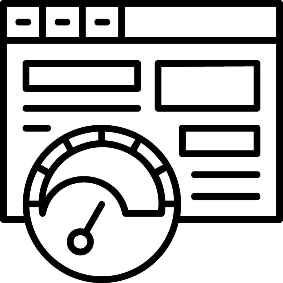 Page speed Icon Design Symbol vector
