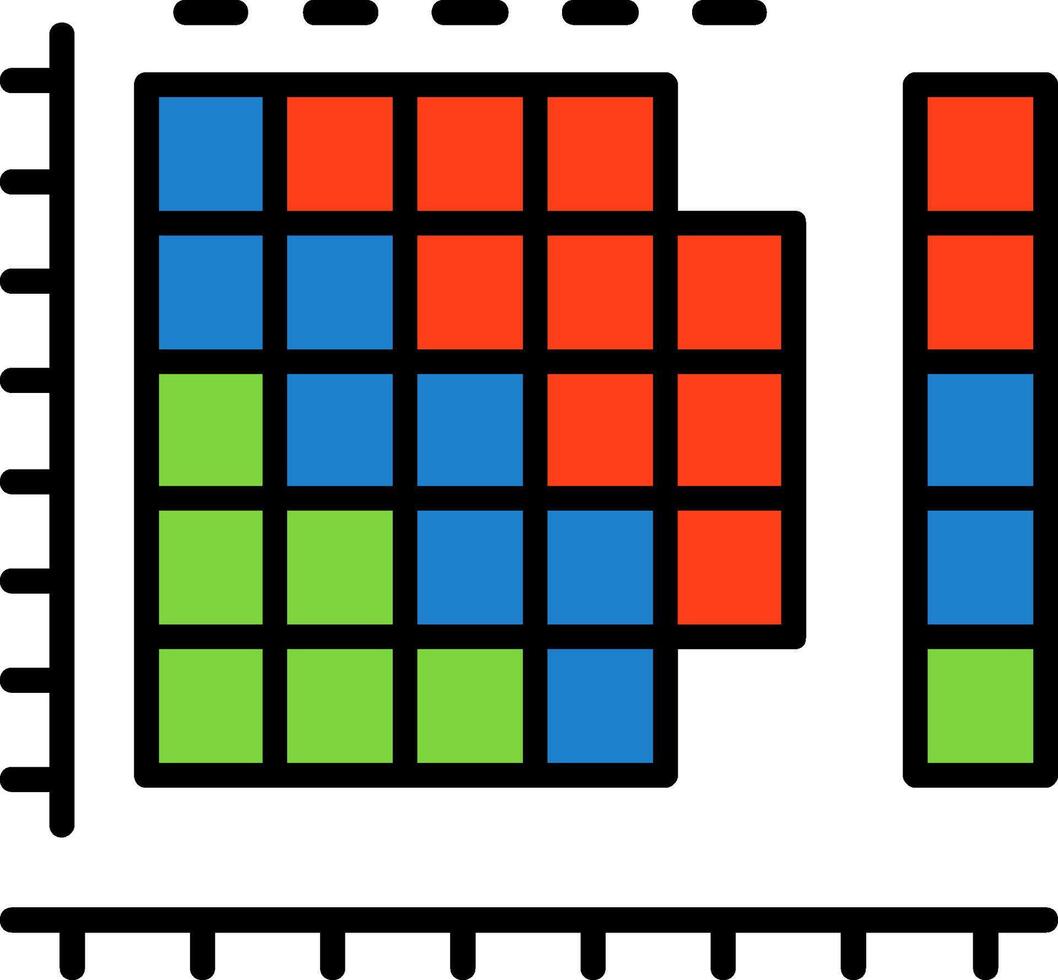 Heatmap Icon Design Symbol vector
