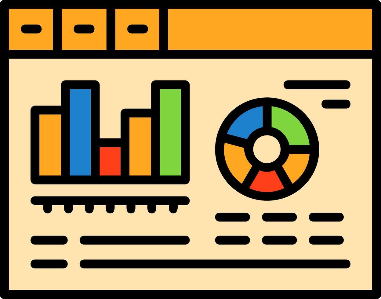 Mobile app analytics Icon Design Symbol vector