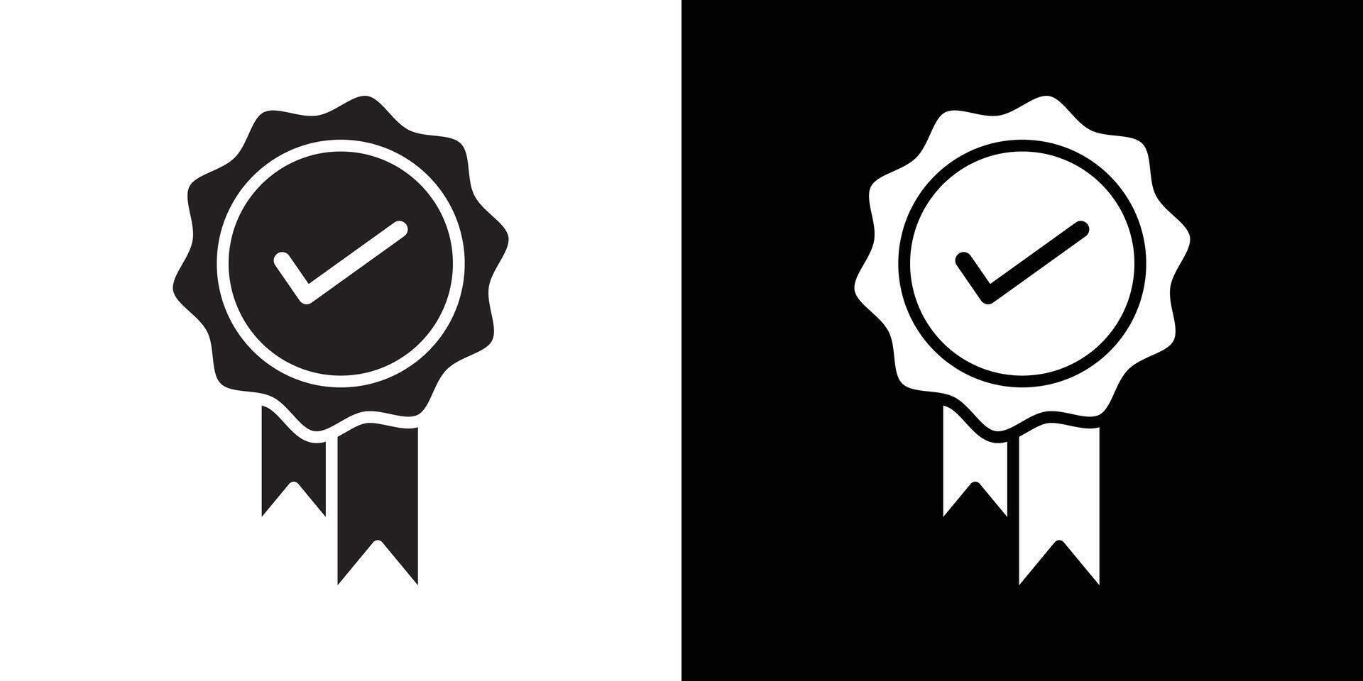 certificate icon flat thin line illustration vector