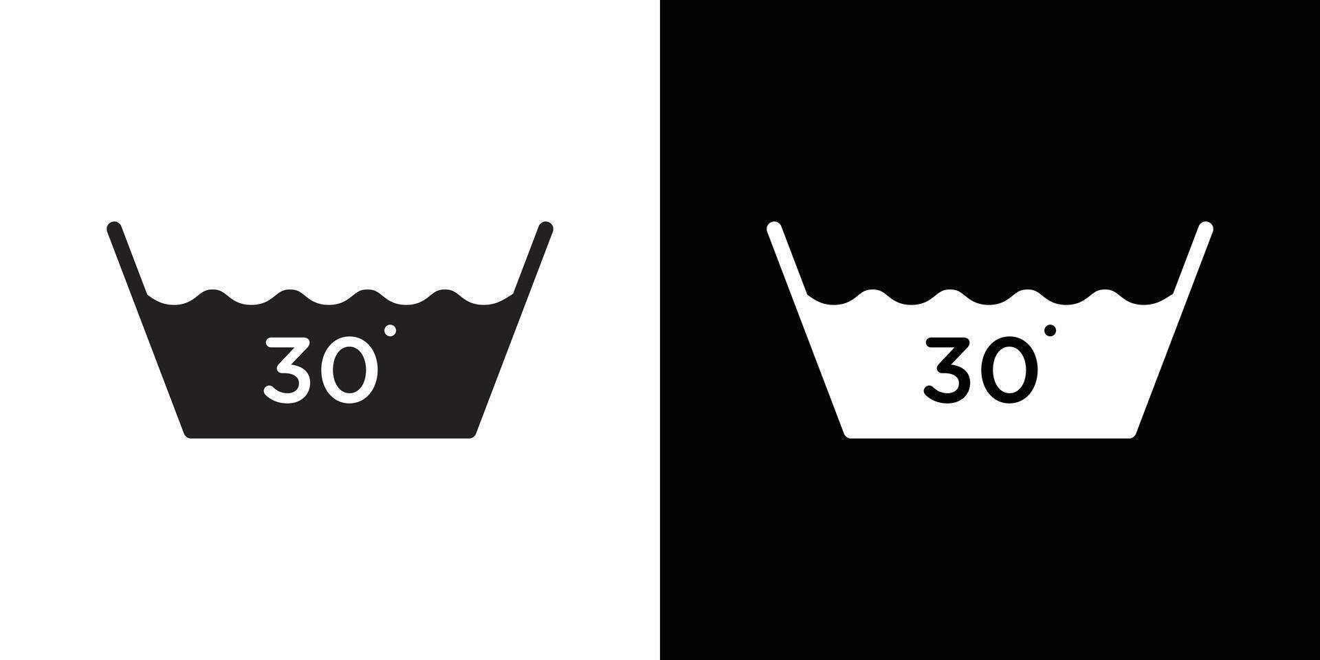 Clothing care icon flat thin line illustration vector