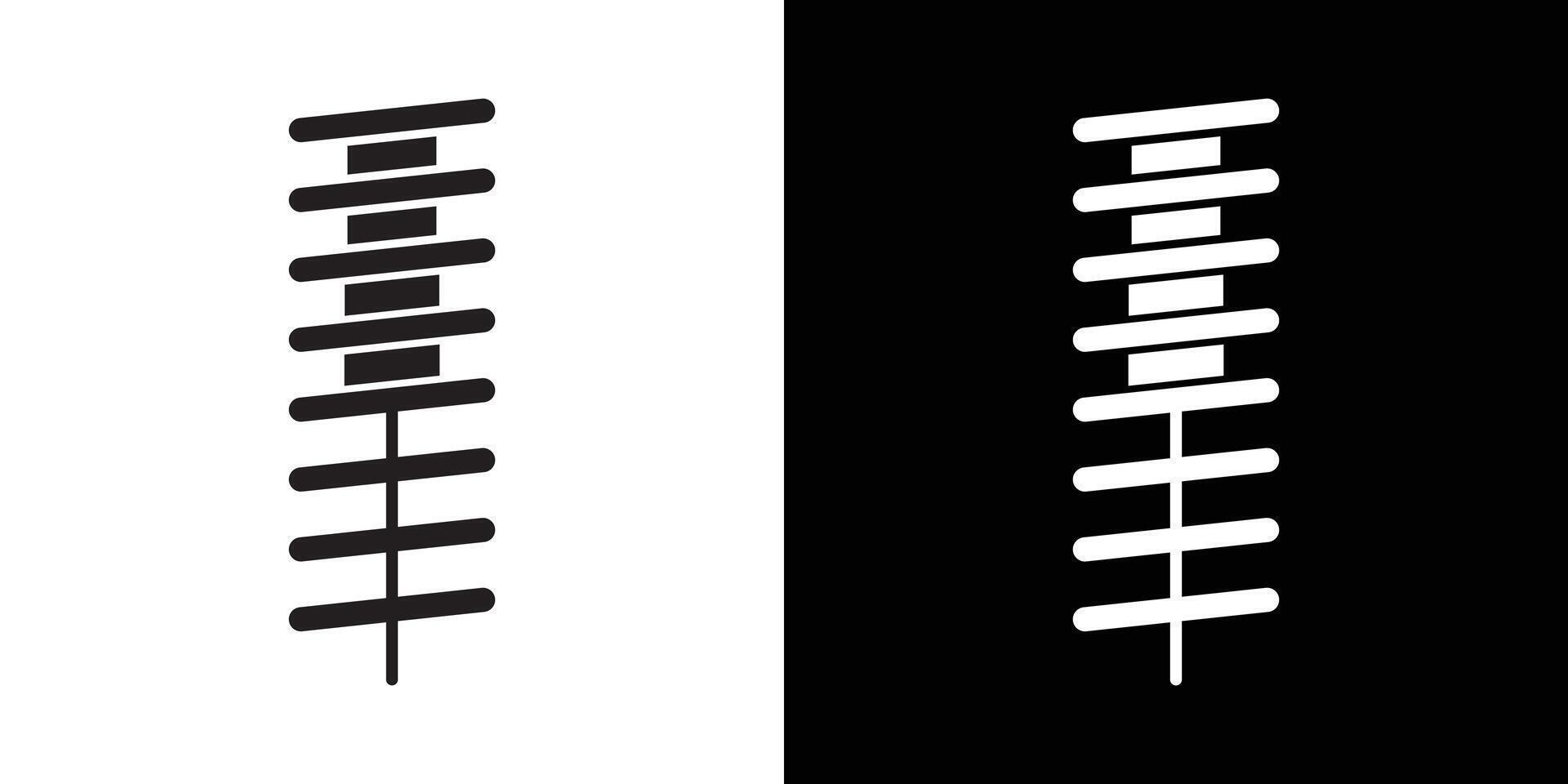 damper icon flat thin line illustration vector