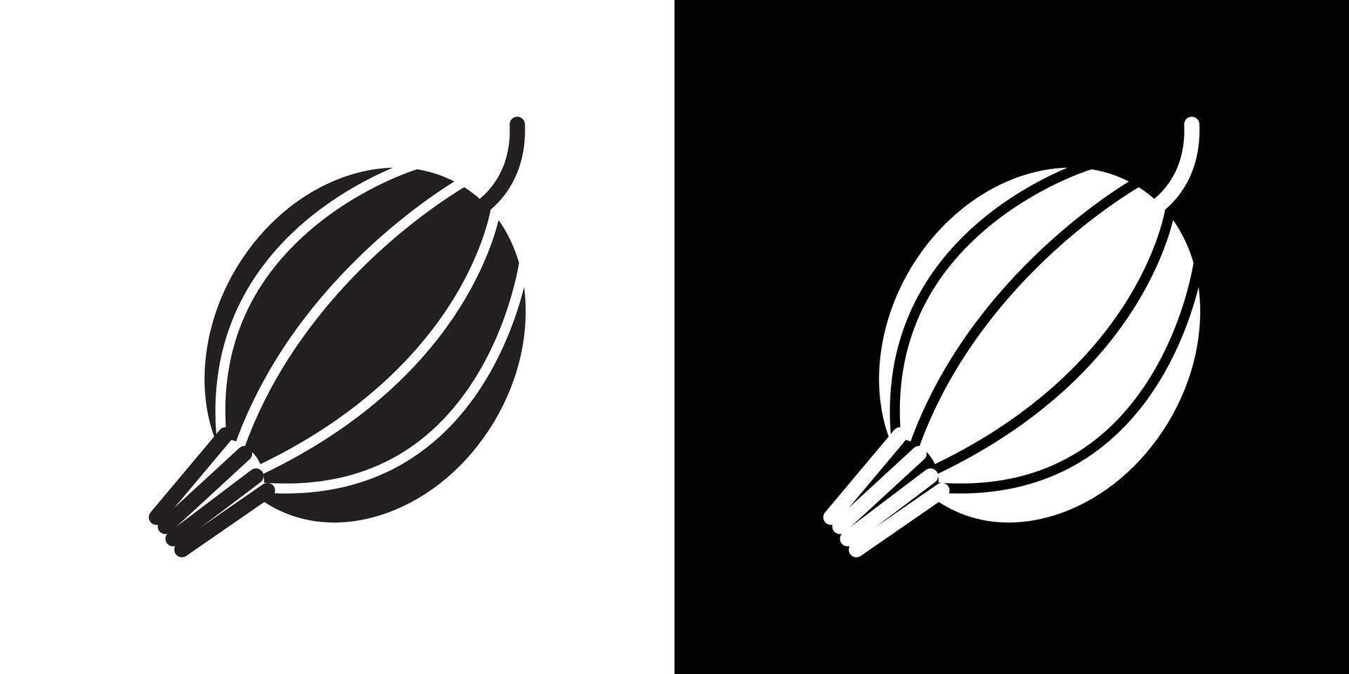 Gooseberry icon flat thin line illustration vector